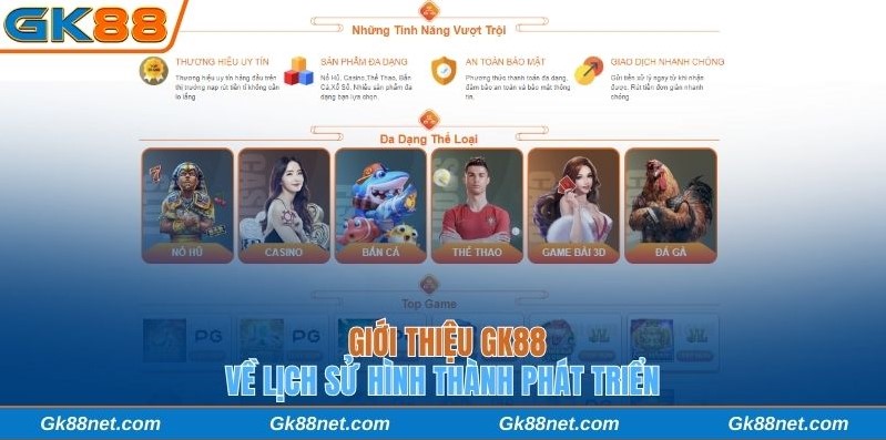 Giới thiệu GK88 về lịch sử hình thành phát triển