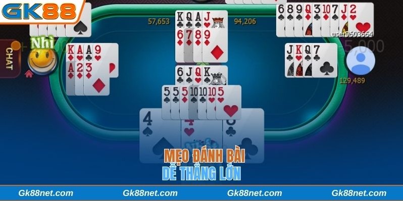 Mẹo đánh bài dễ thắng lớn