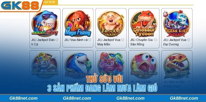 Thử sức với 3 sản phẩm đang làm mưa làm gió