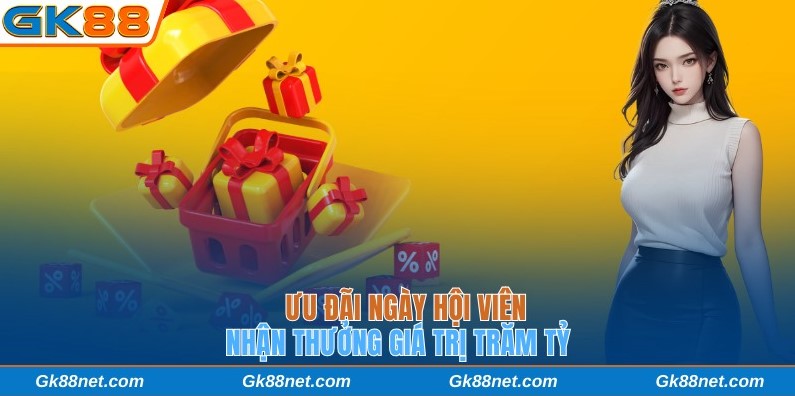 Ưu đãi ngày hội viên nhận thưởng giá trị trăm tỷ